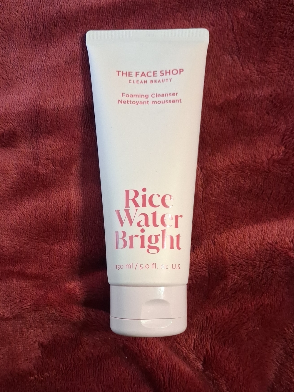 Rice Water Bright Foaming Cleanser - Pink